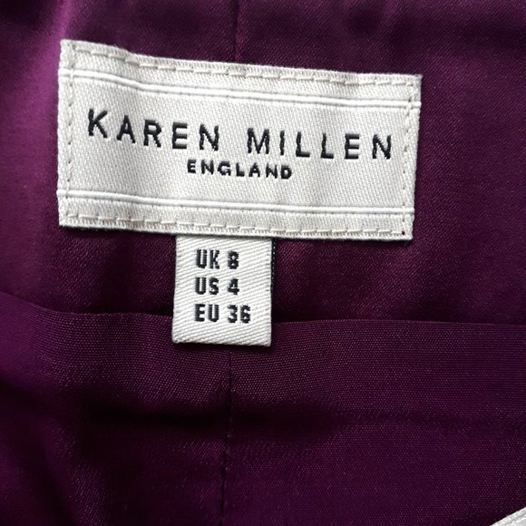 Karen Millen Plum Skirt - Picture 3 of 9